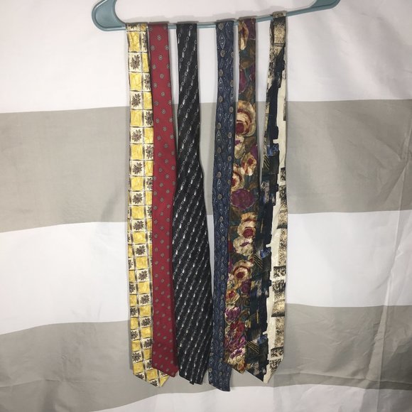 Bundle set lot of 6 Neck ties: Givenchy Monsieur - Picture 1 of 7